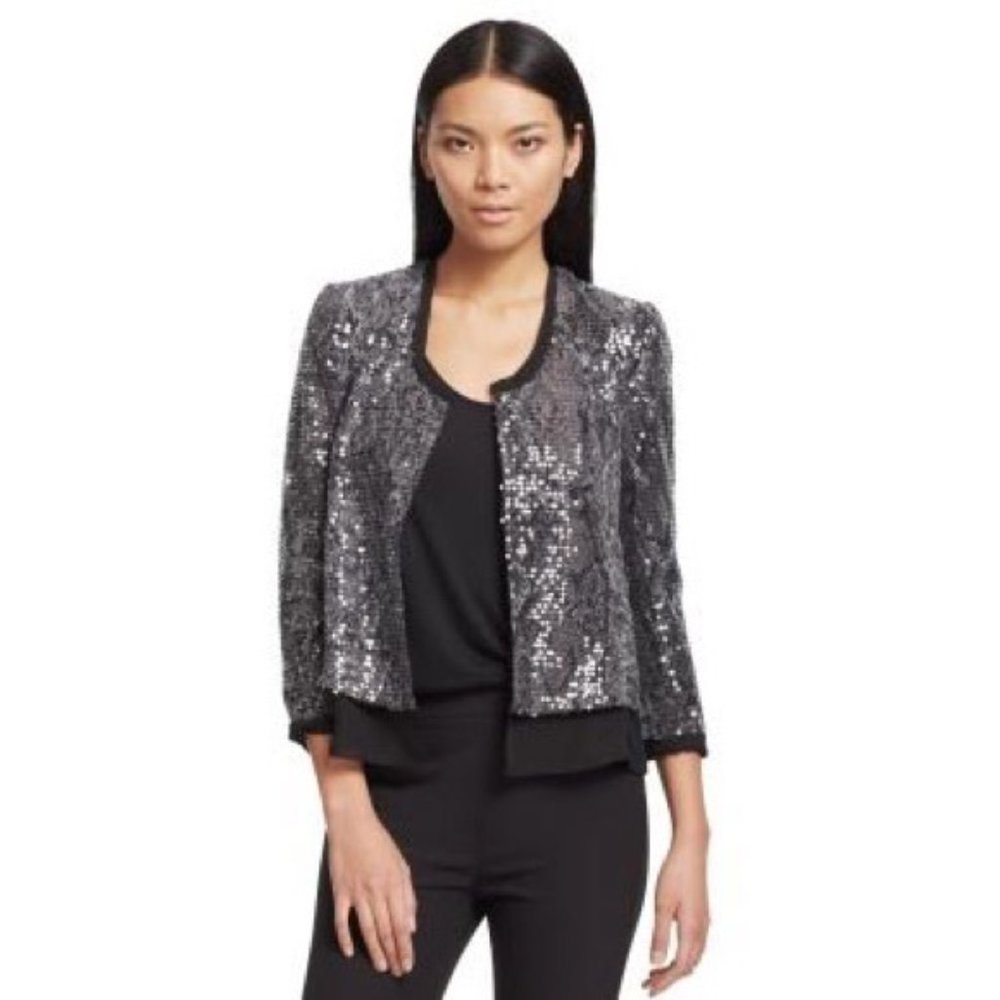 Sequin Split Back Kenneth Cole Blazer - image 6